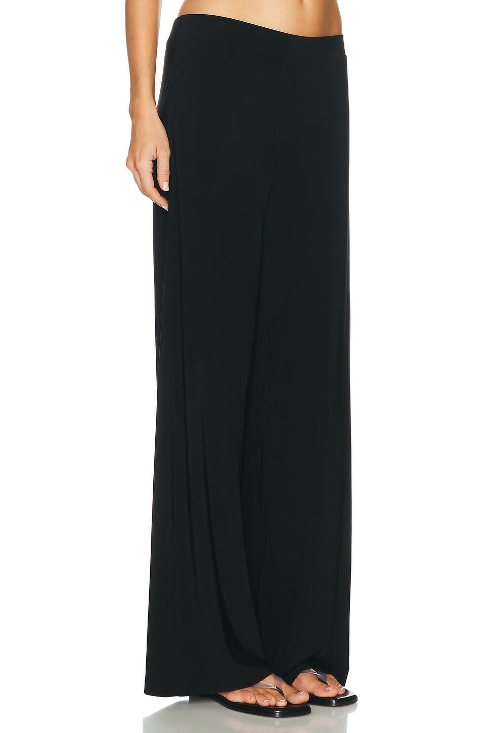 Flat Front Wide Pant