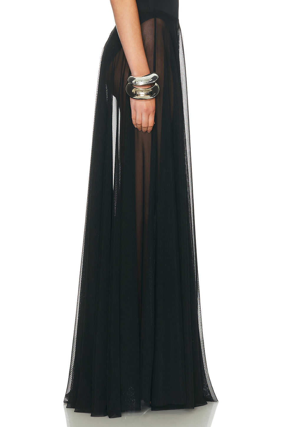 Flared To Floor Skirt