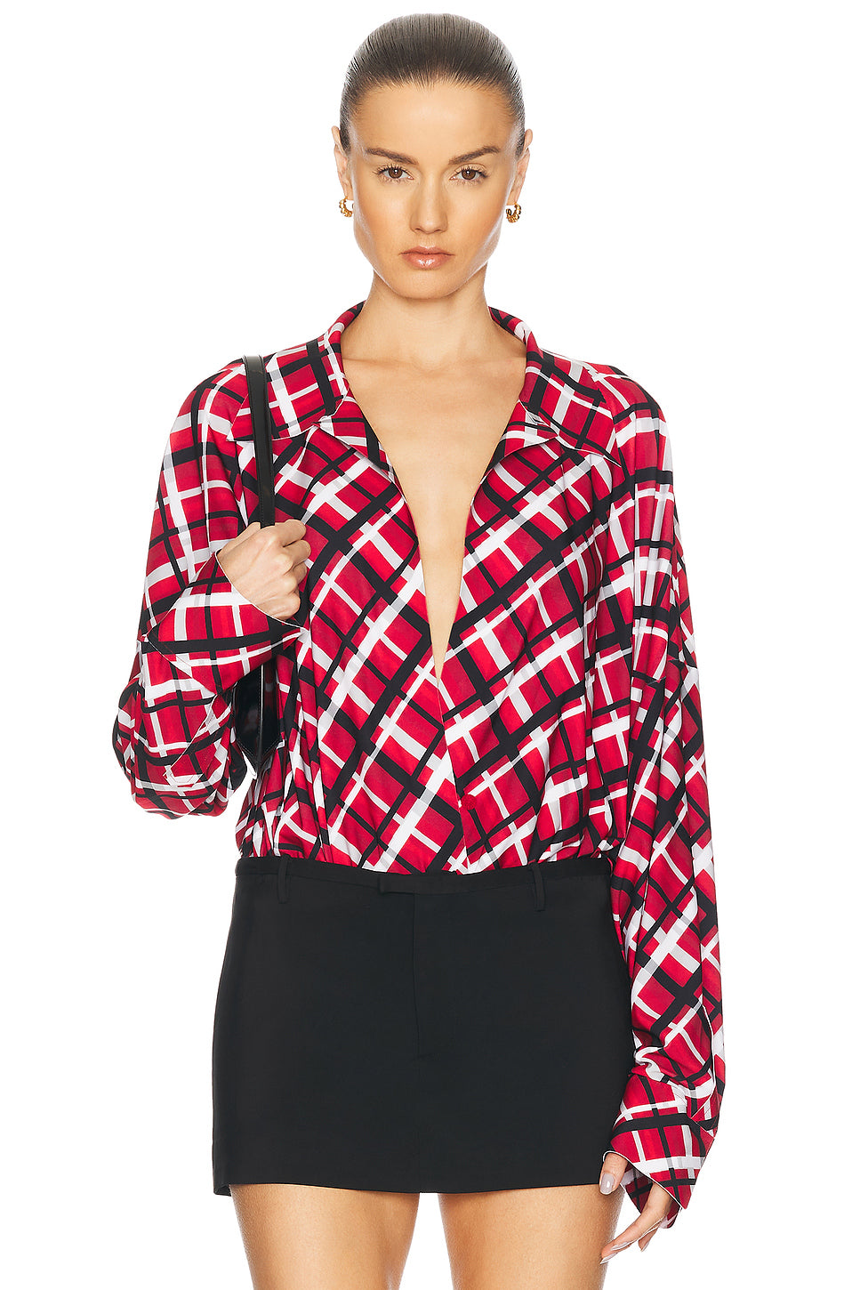 Super Oversized Boyfriend Shirt Bodysuit