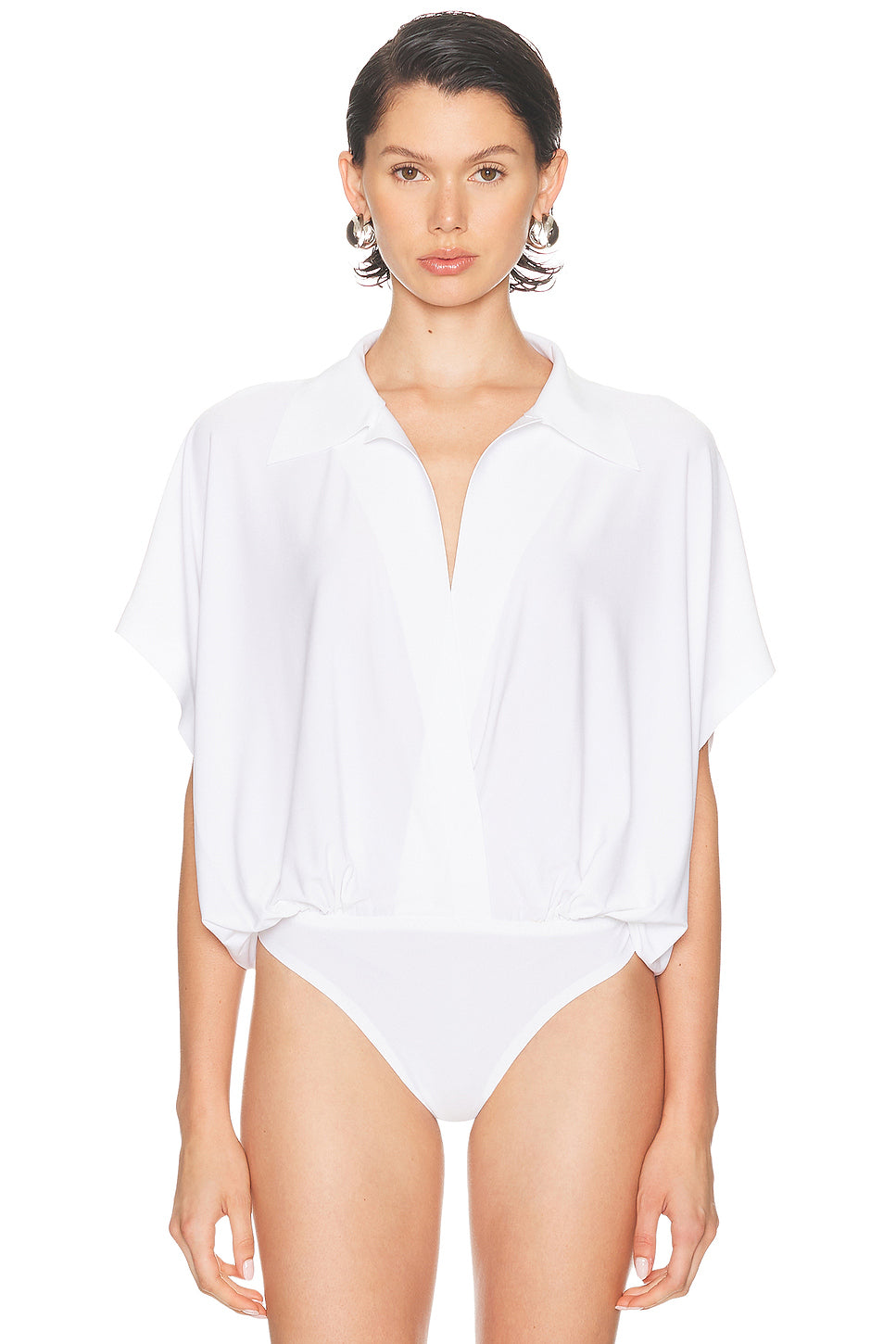 Super Oversized Sleeveless Boyfriend Bodysuit