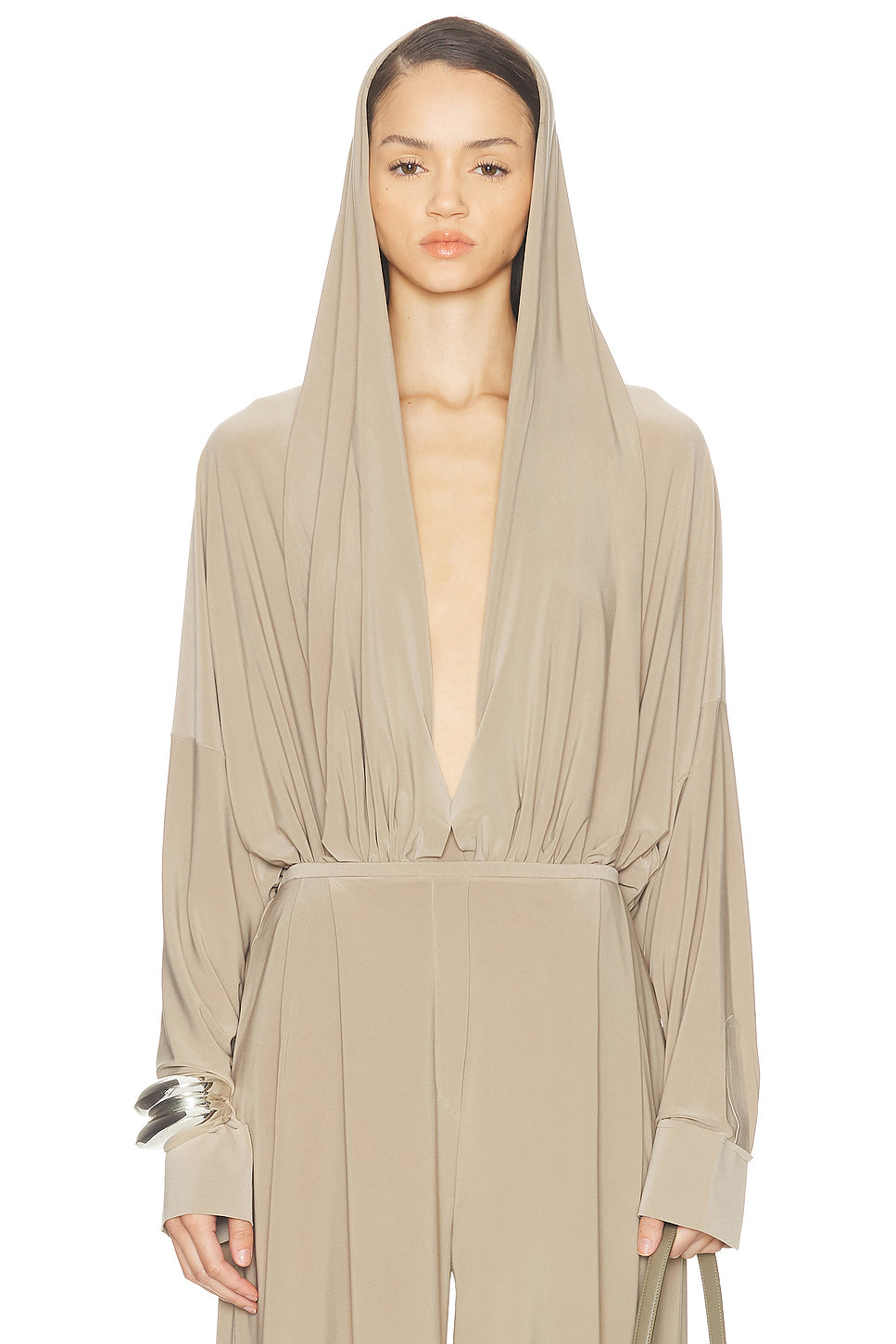 Hooded Super Oversized Boyfriend Bodysuit