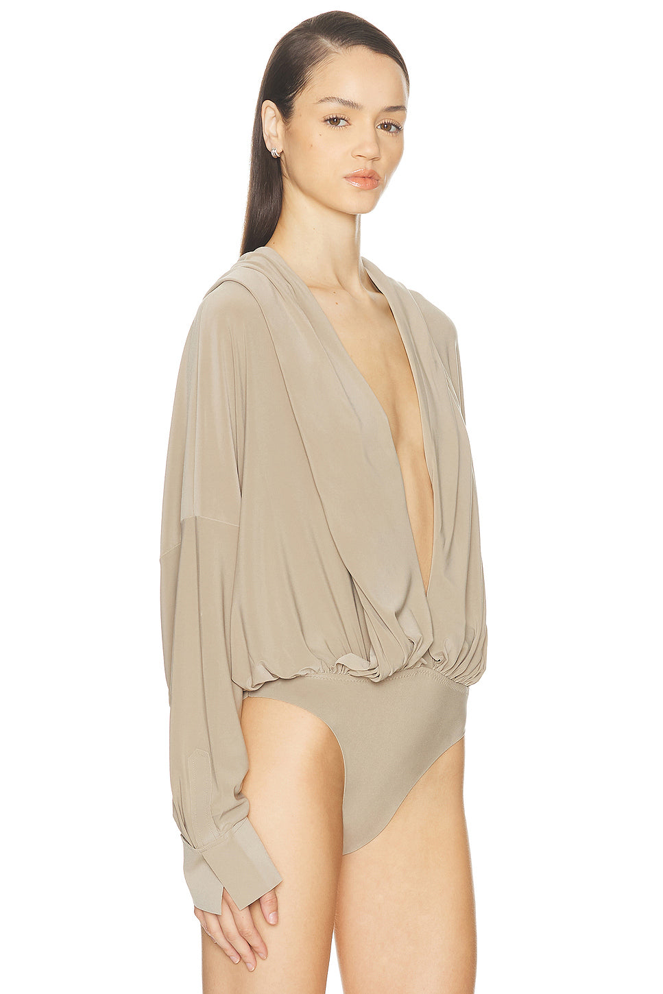 Hooded Super Oversized Boyfriend Bodysuit