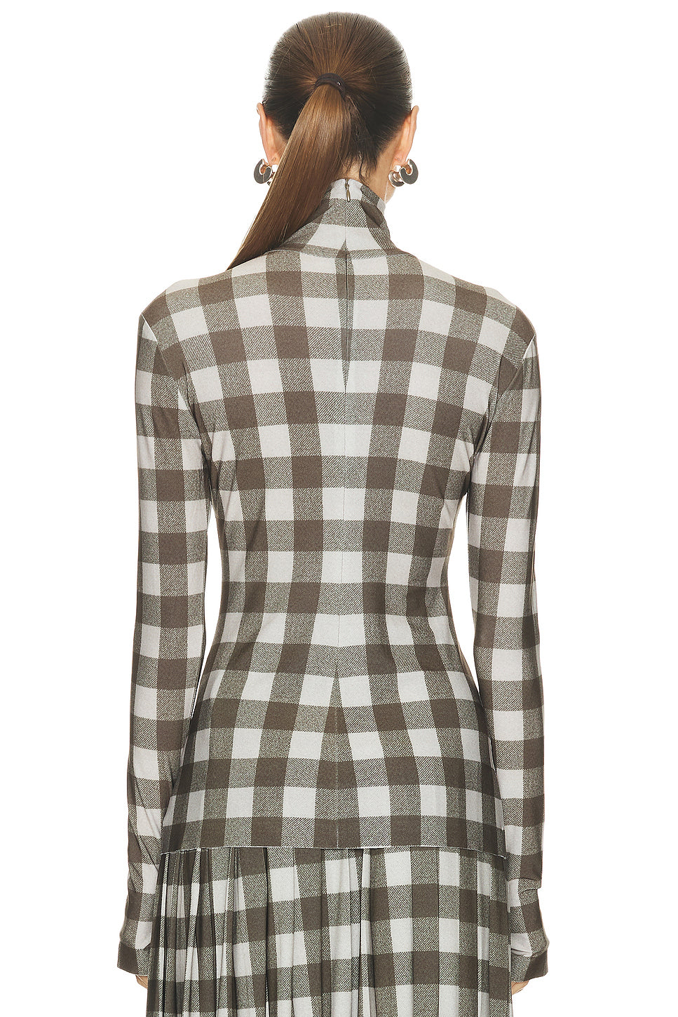 Slim Fit Long Sleeve Turtleneck Top