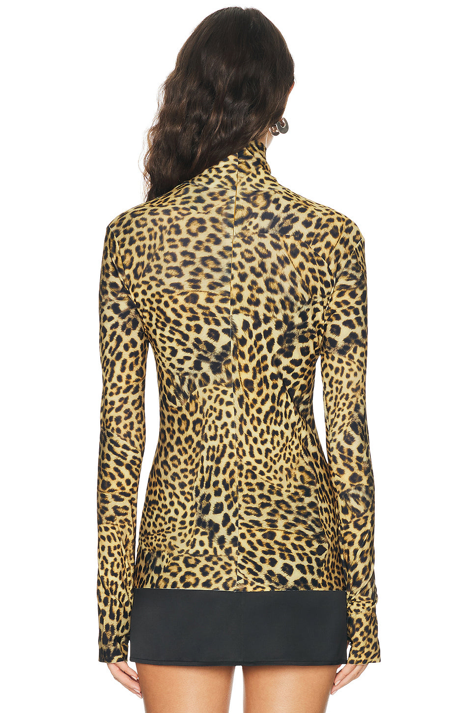 Slim Fit Long Sleeve Turtle Top