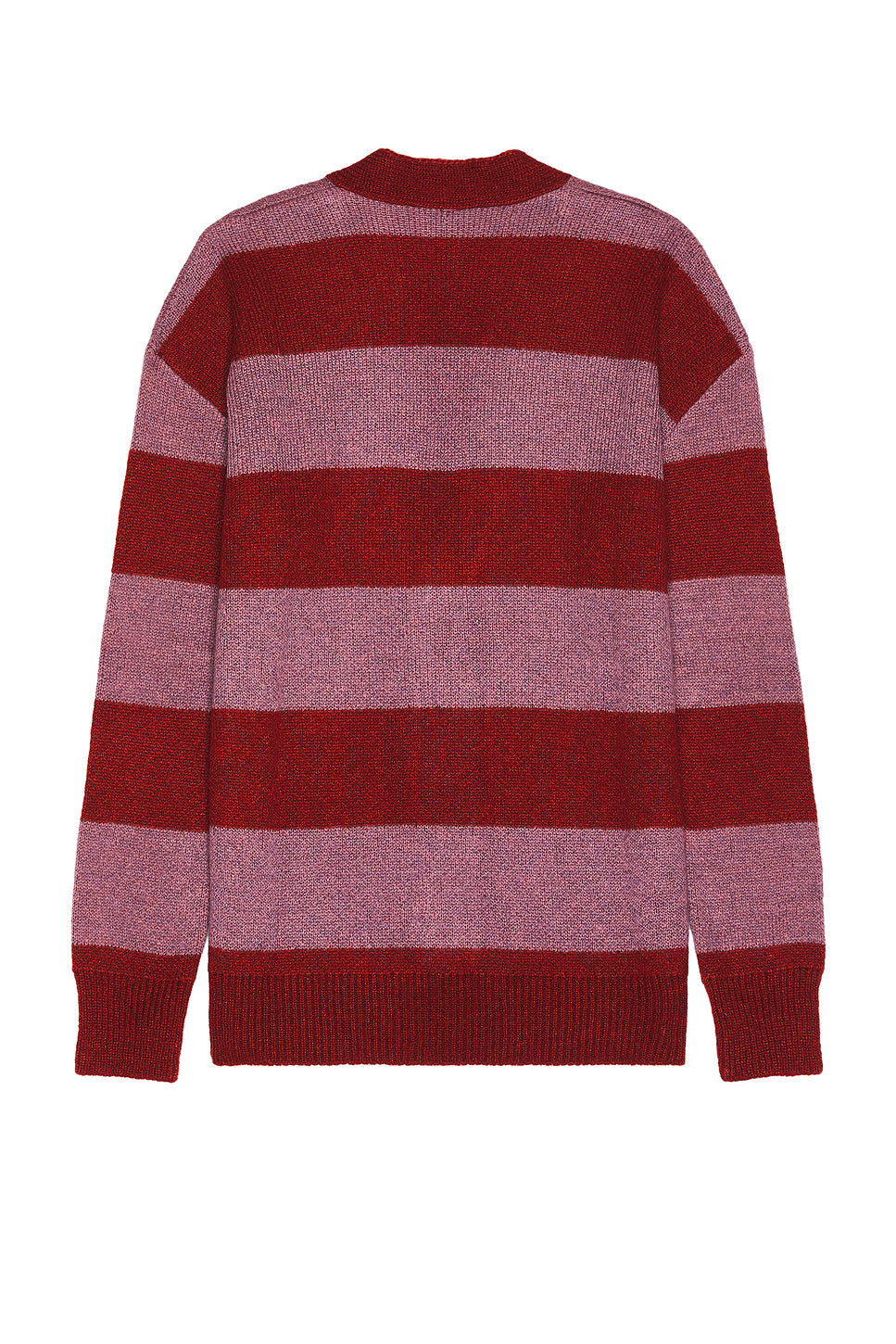 Striped Mohair Oversized Cardigan