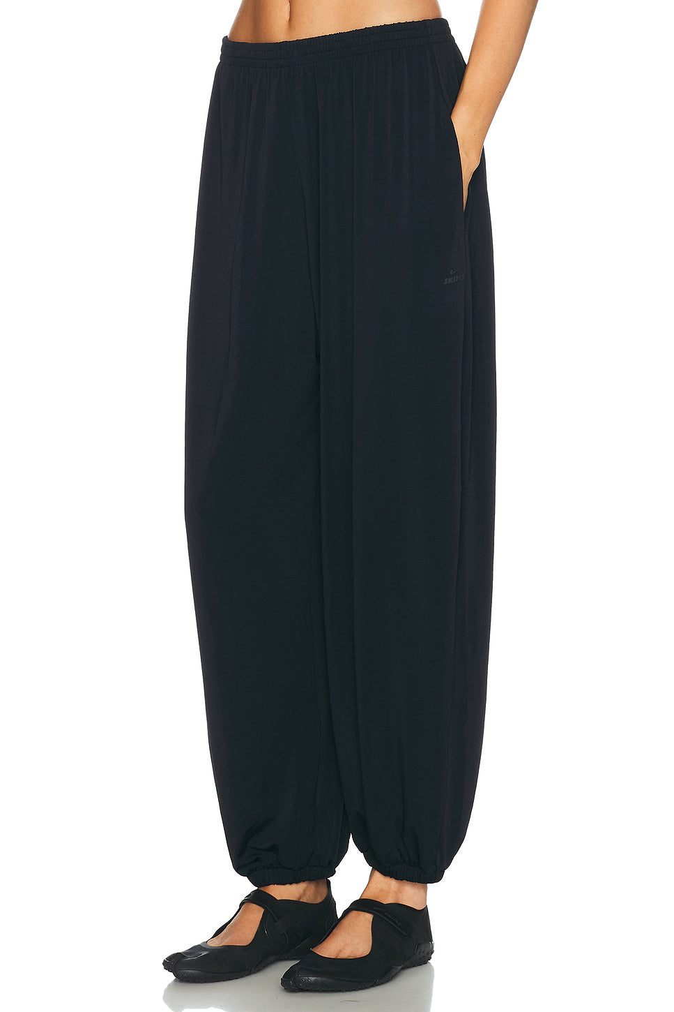 Stretch Knit Harem Pant