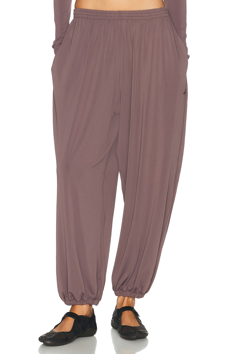 Stretch Knit Harem Pant