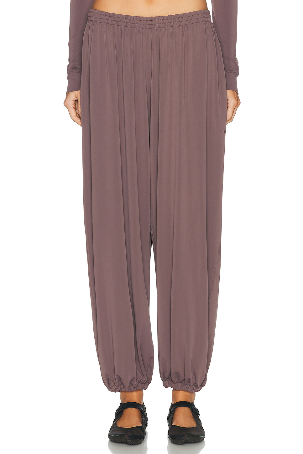 Stretch Knit Harem Pant