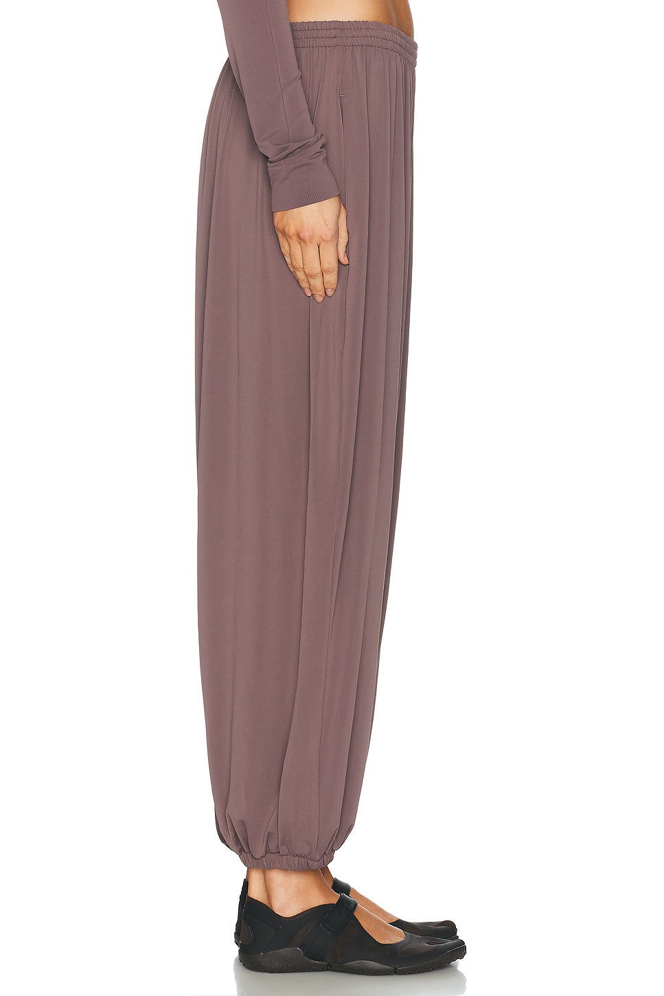 Stretch Knit Harem Pant