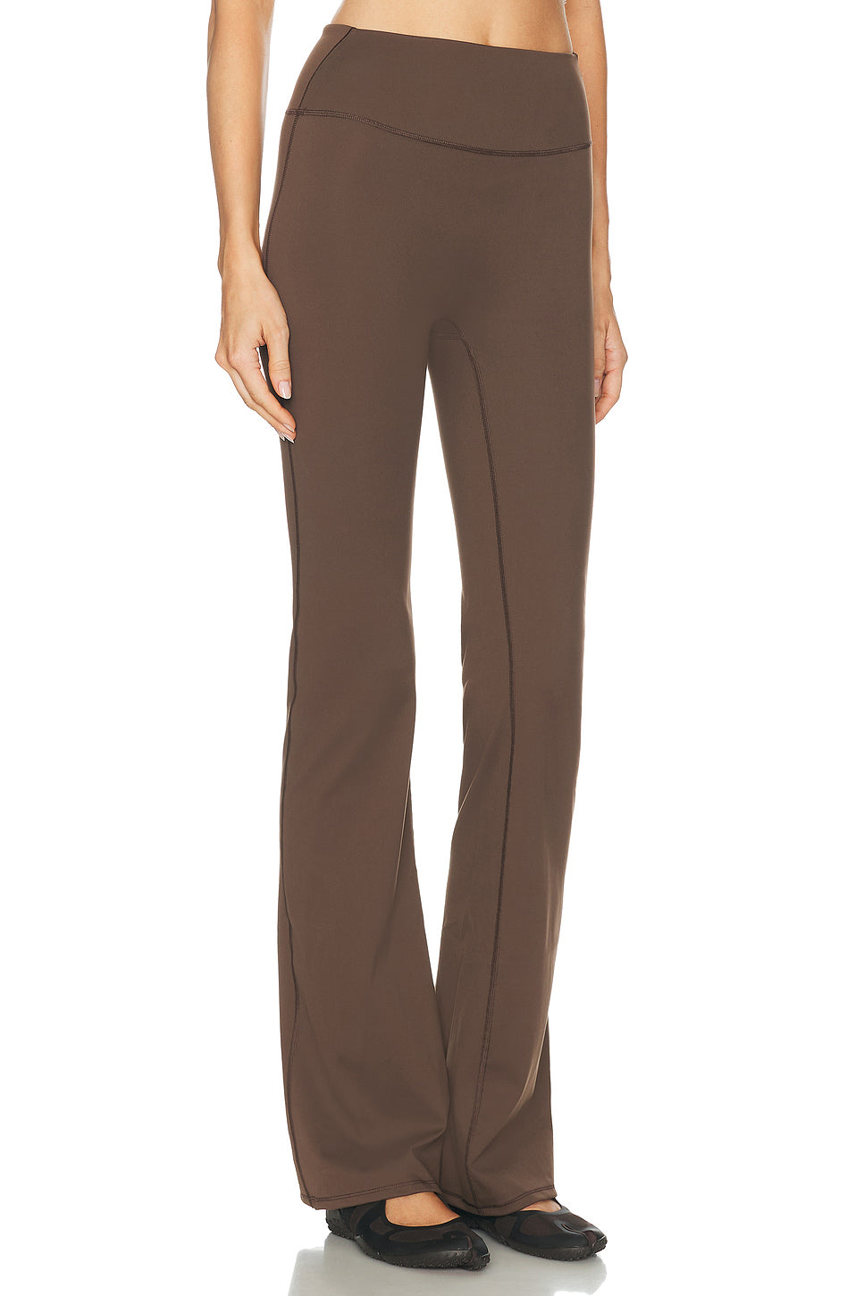 Matte Slim Flare Pant