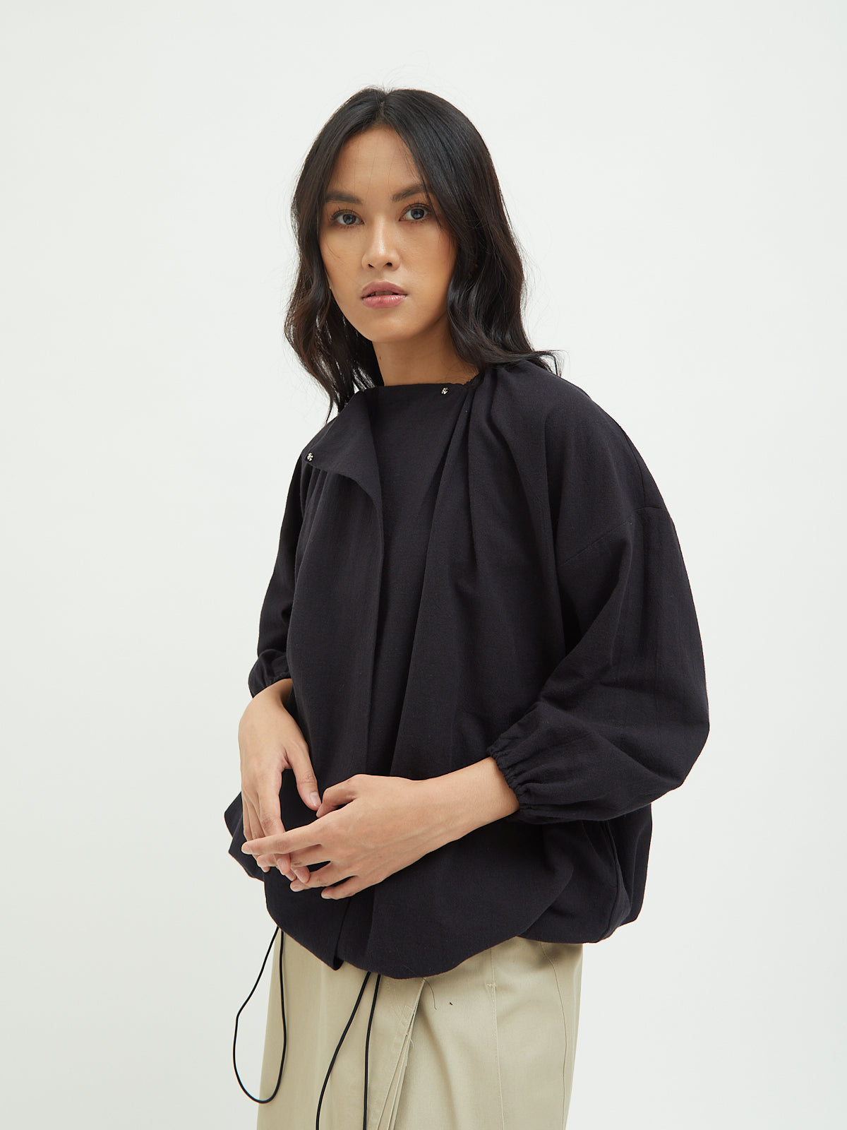 Nadine Drawstring Blouse