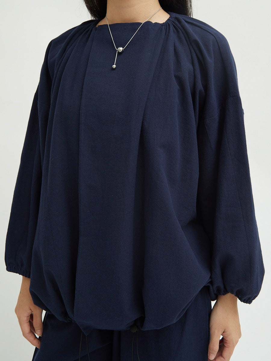 Nadine Drawstring Blouse