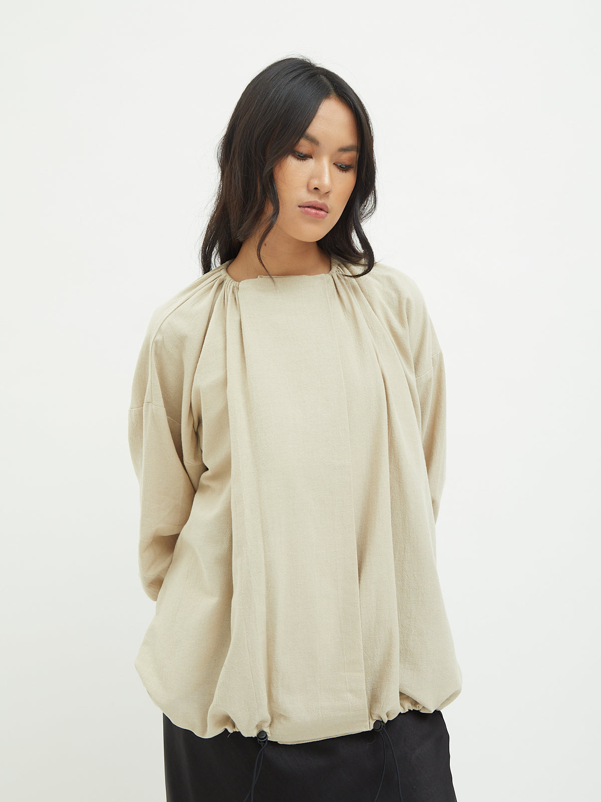 Nadine Drawstring Blouse