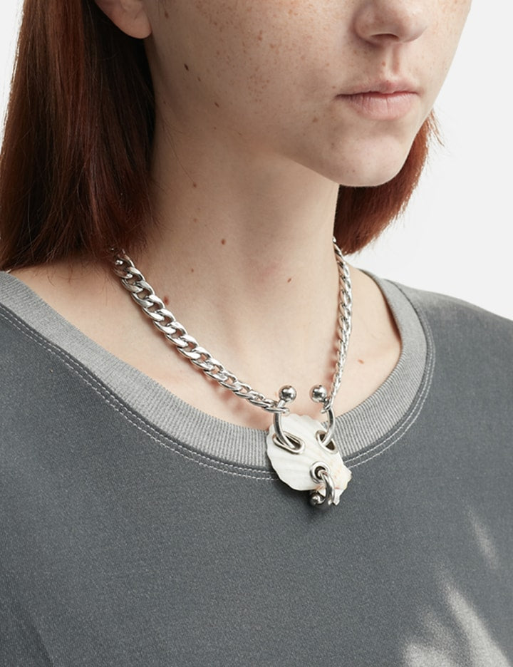 Pierced Shell Necklace
