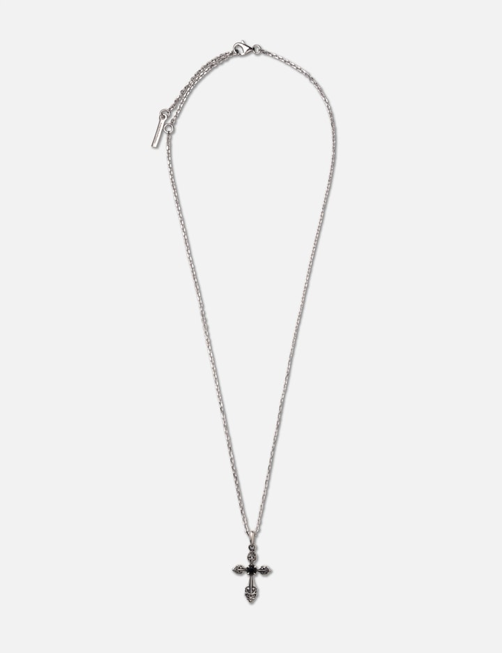 Oxidised Cross Pendant Necklace