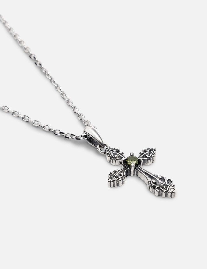 Oxidised Cross Pendant Necklace (HBX Exclusive)