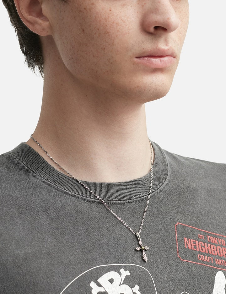 Oxidised Cross Pendant Necklace (HBX Exclusive)