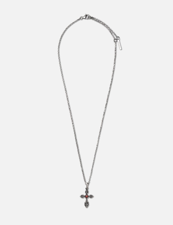 Oxidised Cross Pendant Necklace (HBX Exclusive)