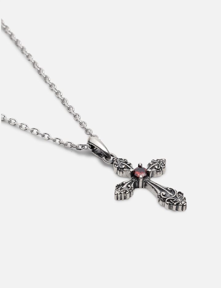 Oxidised Cross Pendant Necklace (HBX Exclusive)
