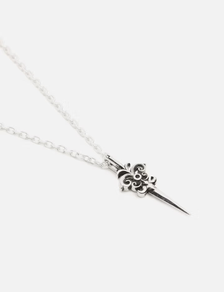 Sword Pendant Oxidised Necklace