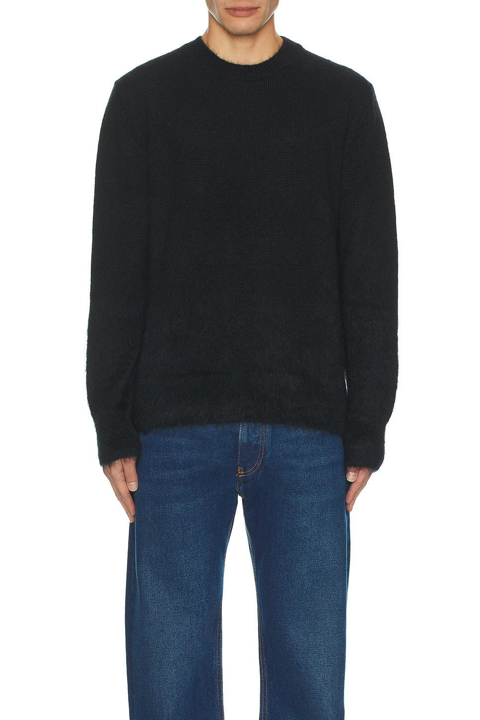 Mohair Arrow Knit Crewneck