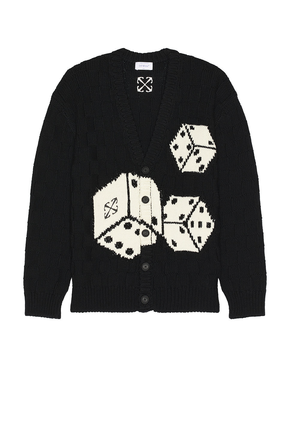 Crystal Dices Knit Cardigan