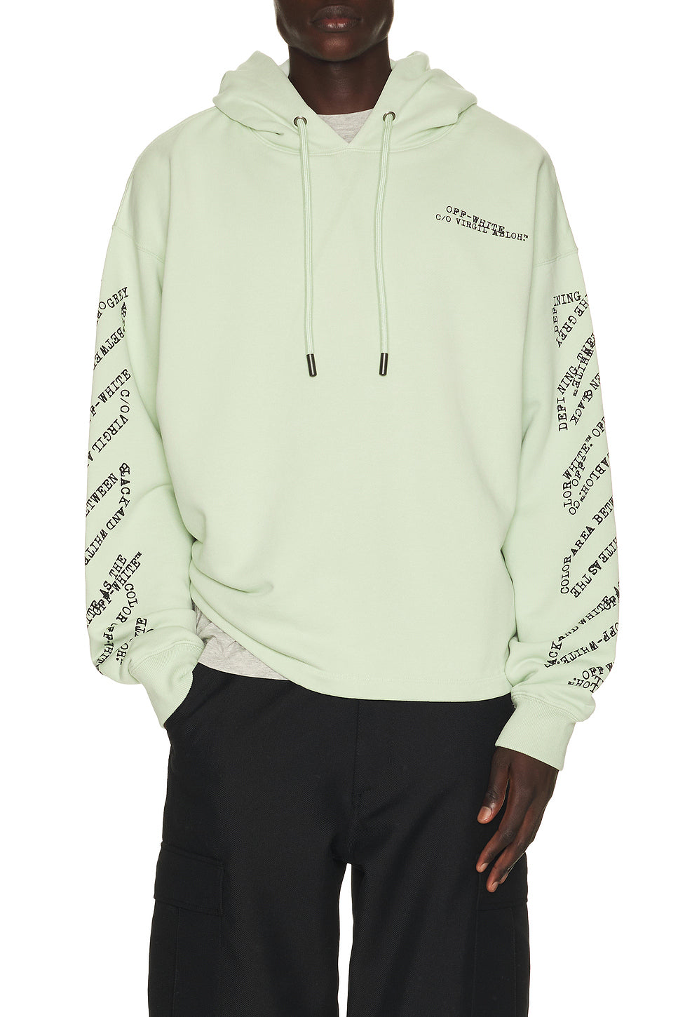 Type Arrow Loose Hoodie