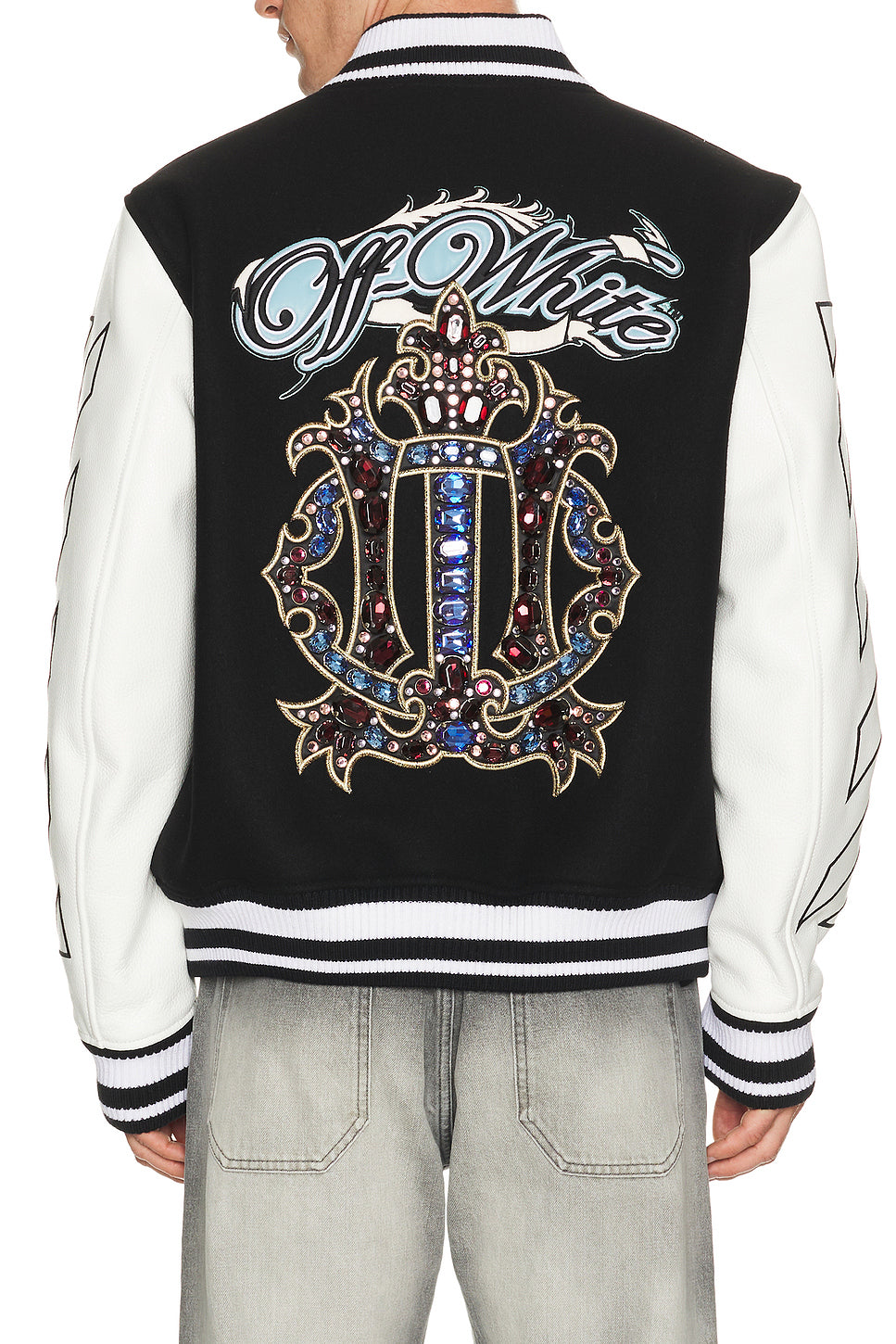 Royal Jewels Wool Varsity Jacket