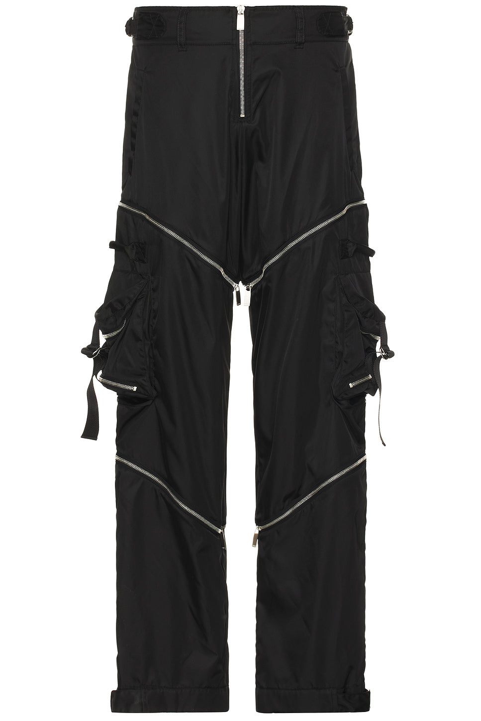 Zip Nylon Cargo Pant