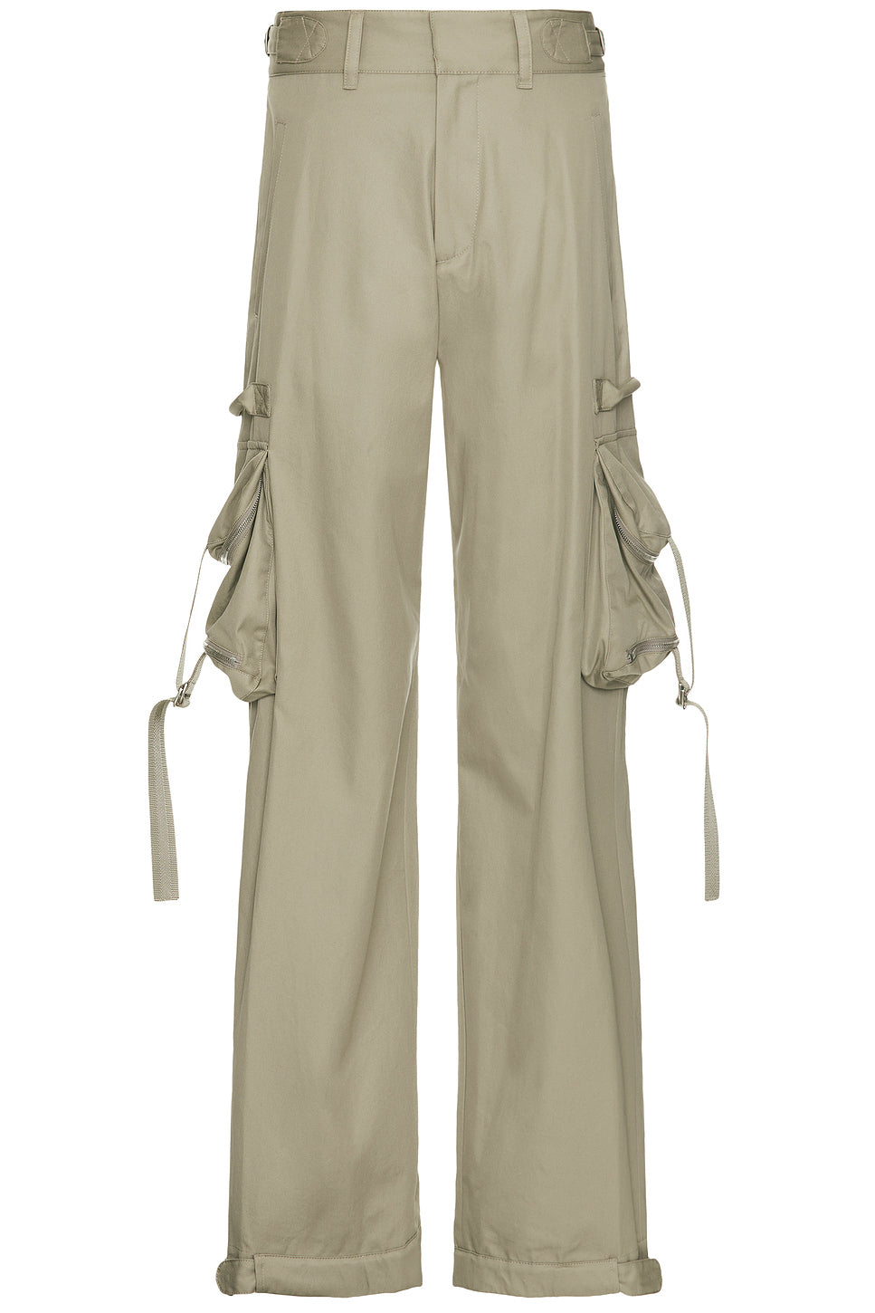 Zip Cotton Cargo Pant