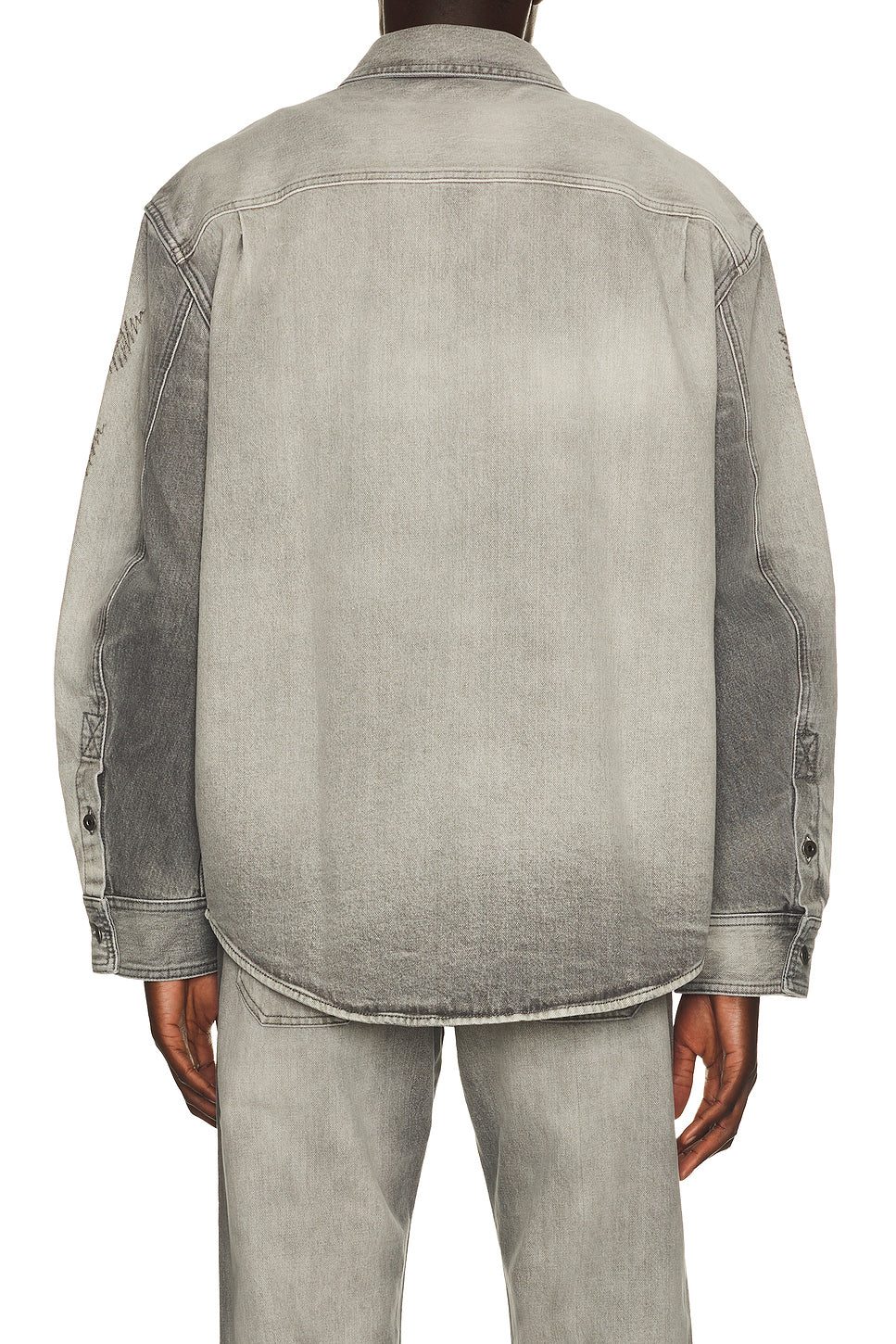 Denim Military Overshirt