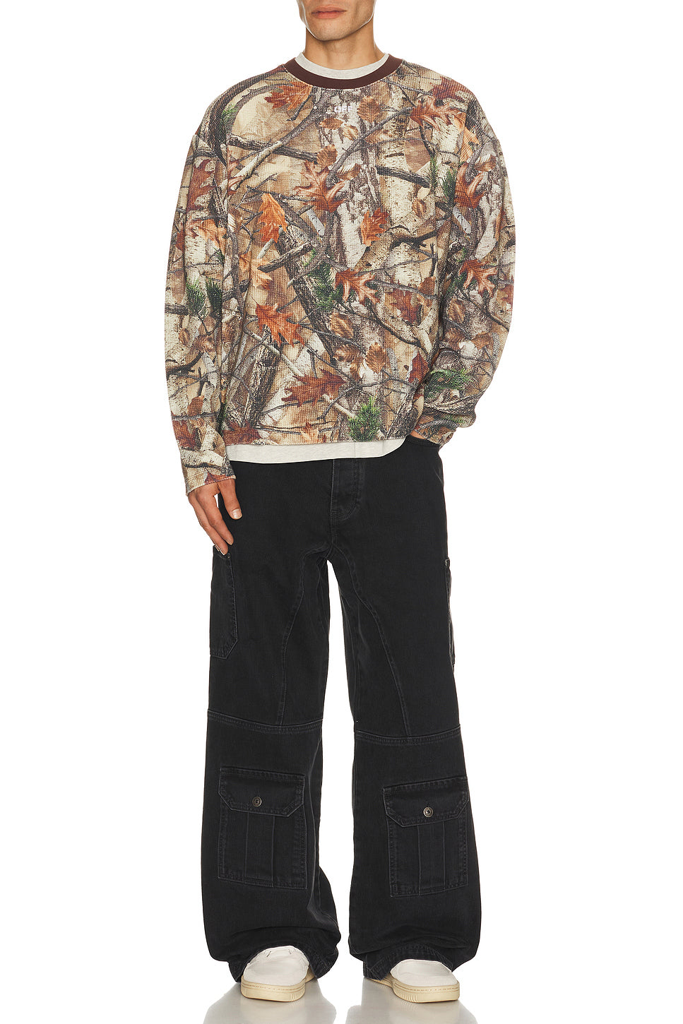 Camo Waffle Skate Long Sleeve Tee