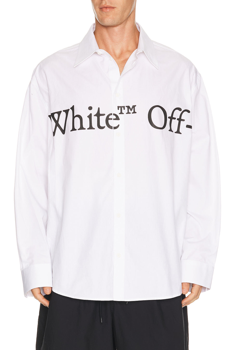 Bookish Scarf Poplin Overshirt
