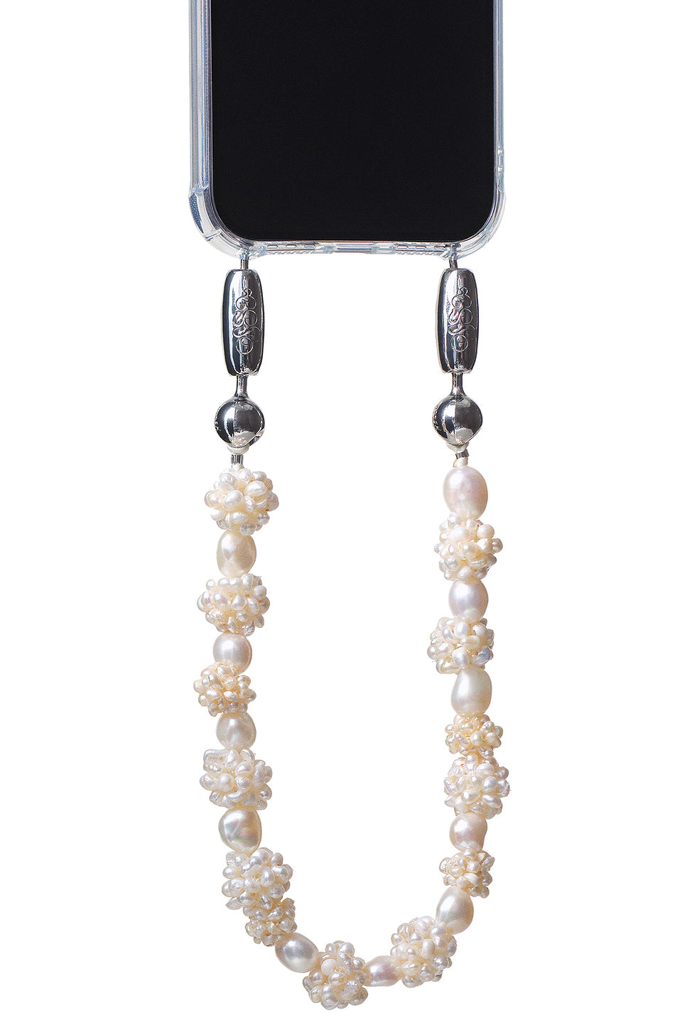 Cluster Pearl Wristlet