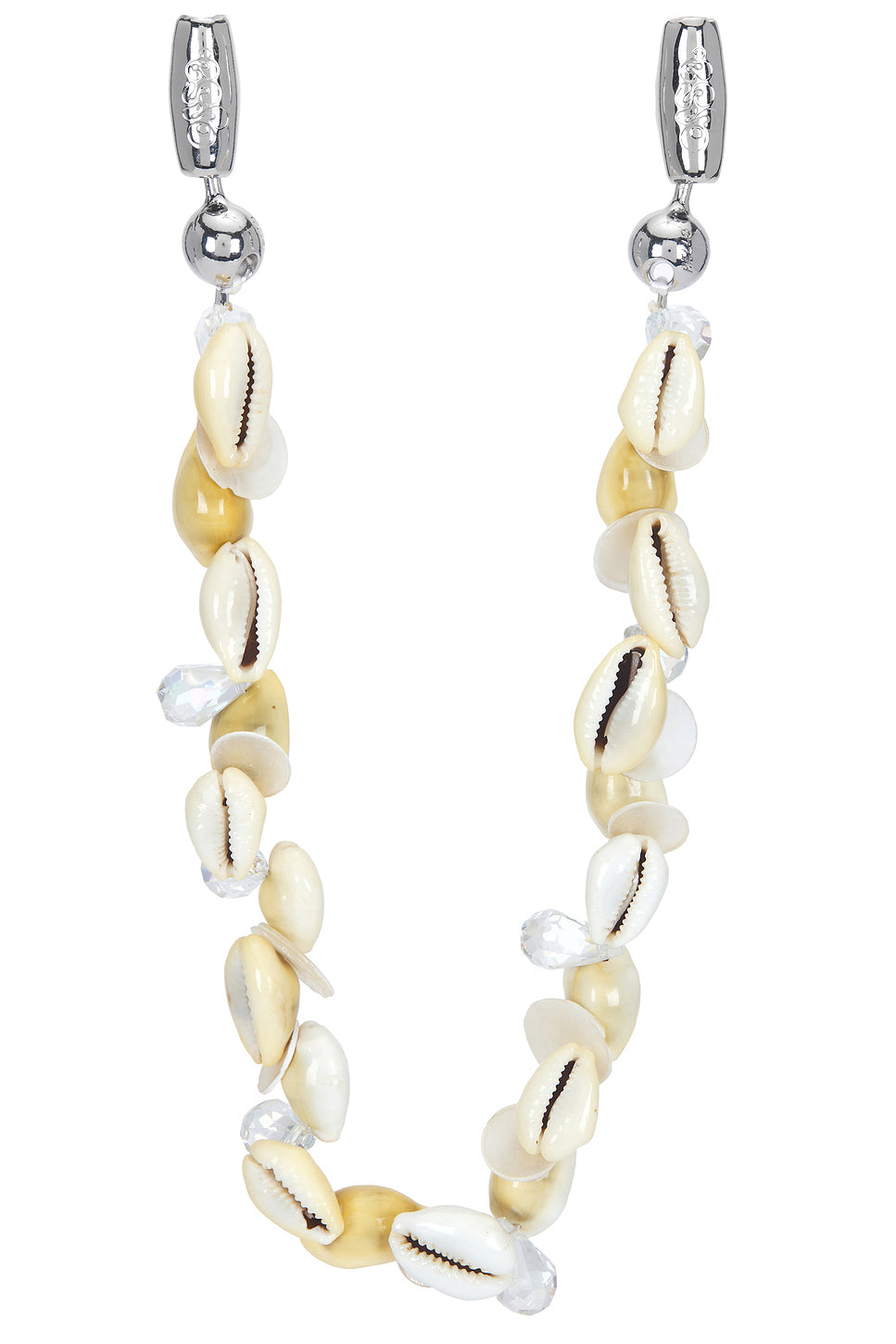 for FWRD Faceted Crystal & Puka Shell Wrislet