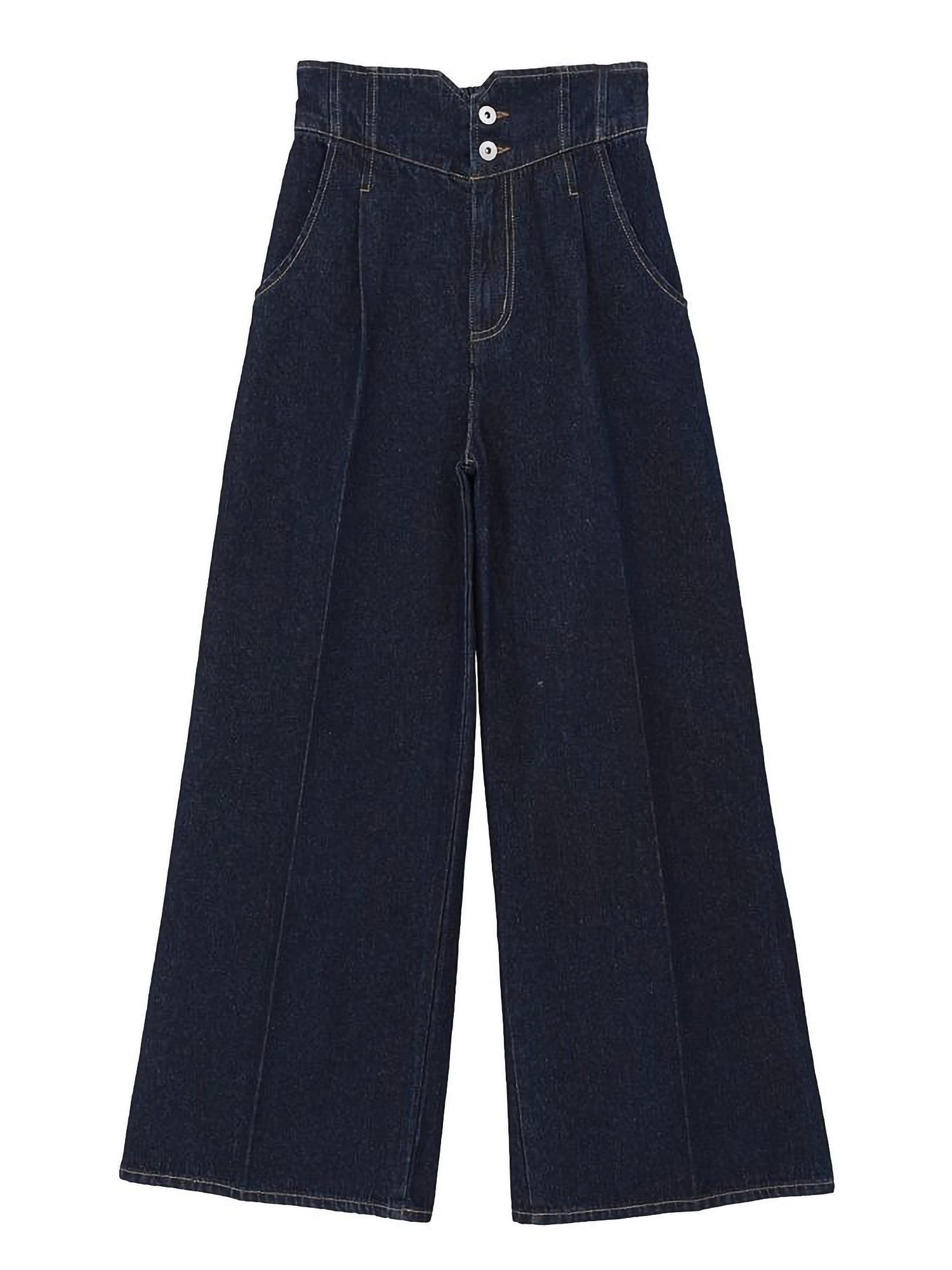 Orina High-Waisted Denim Pants
