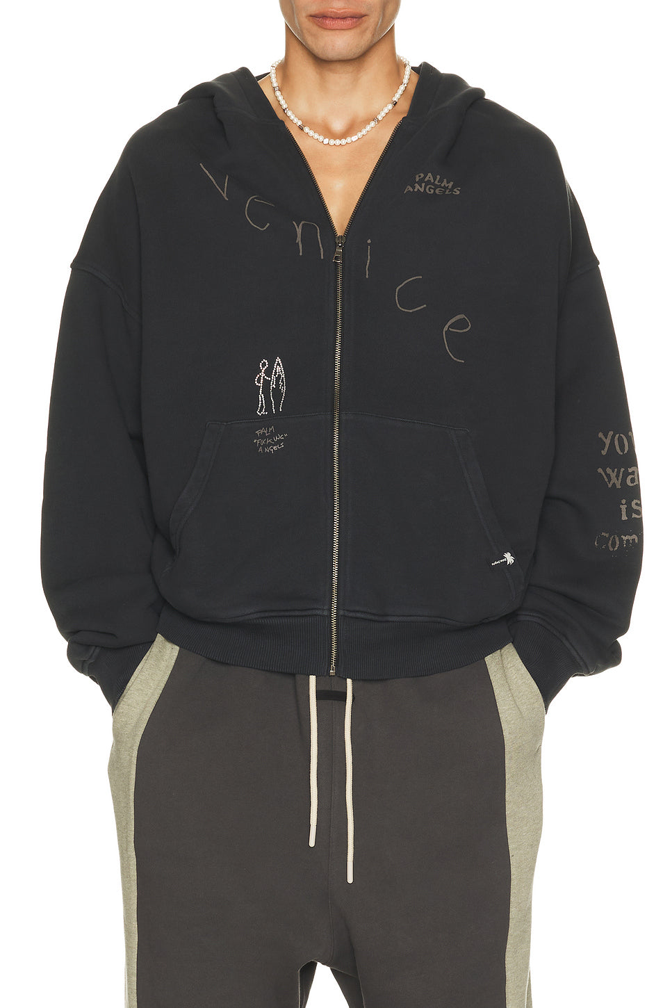 Surfer Dream Zipped Loose Hoodie