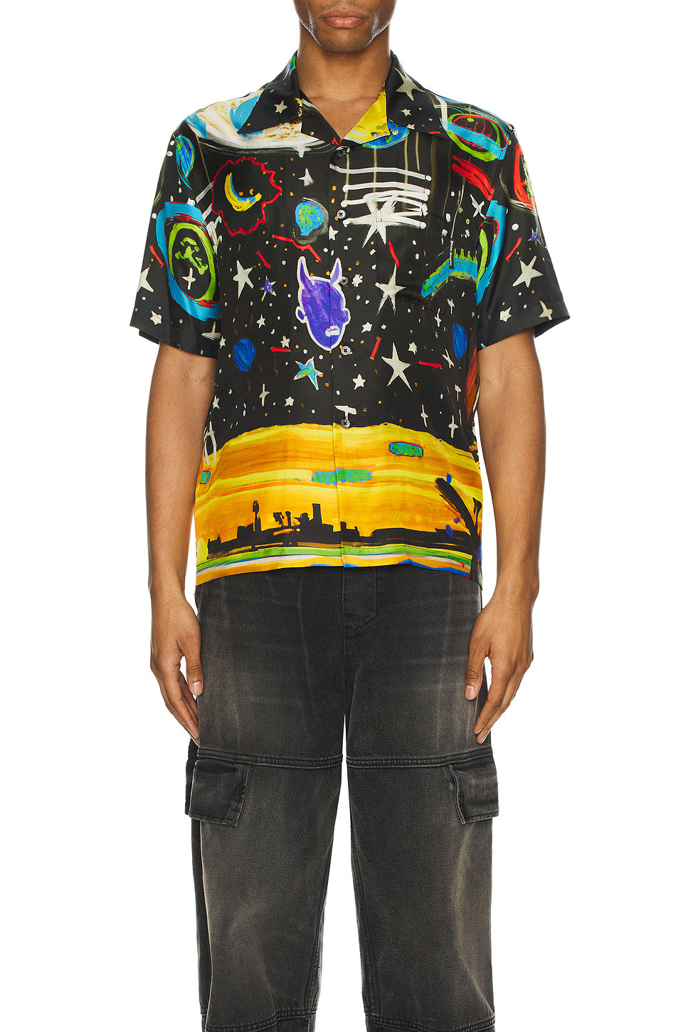 Starry Night Bowling Shirt