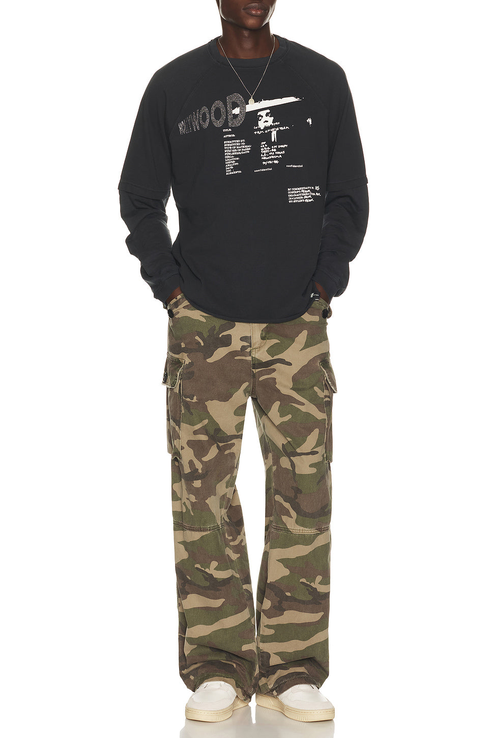Neon Blvd Double Layer Long Sleeve