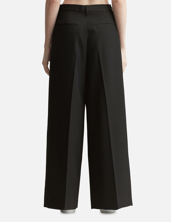 Grain de Poudre Wool Wide-leg Trousers