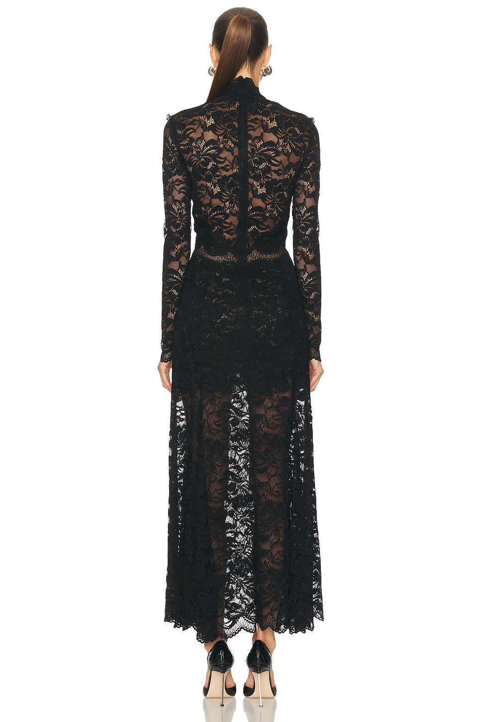 Long Sleeve Lace Maxi Dress