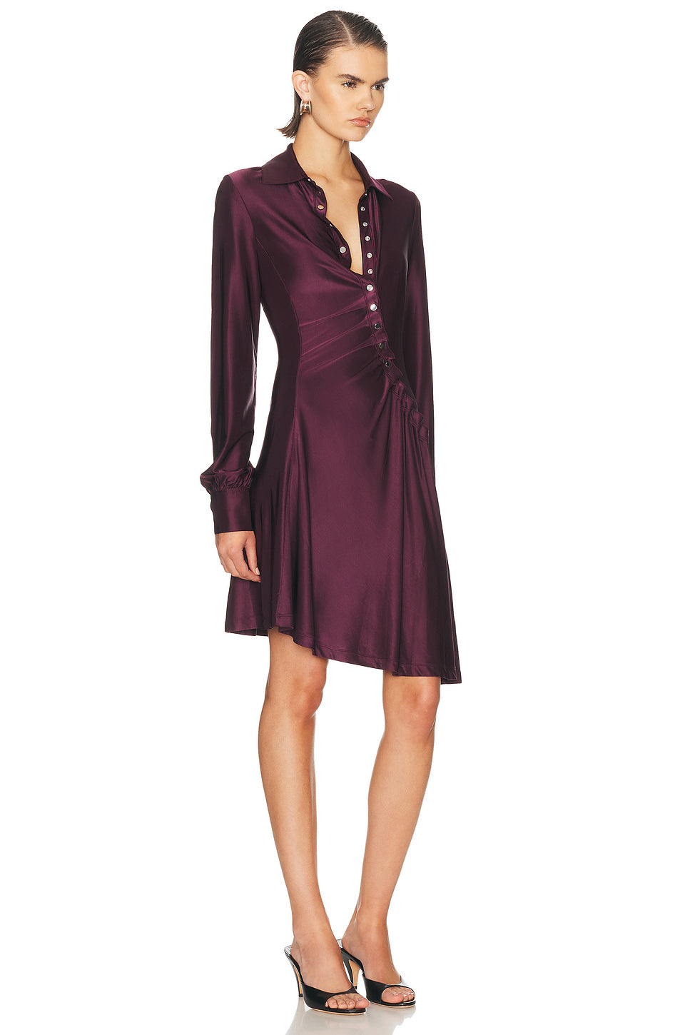 Button Mini Dress