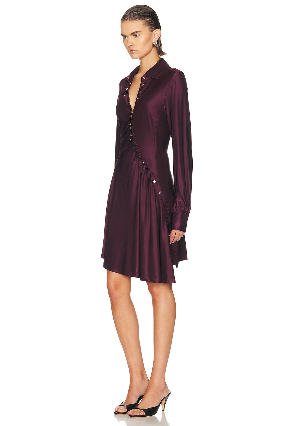 Button Mini Dress
