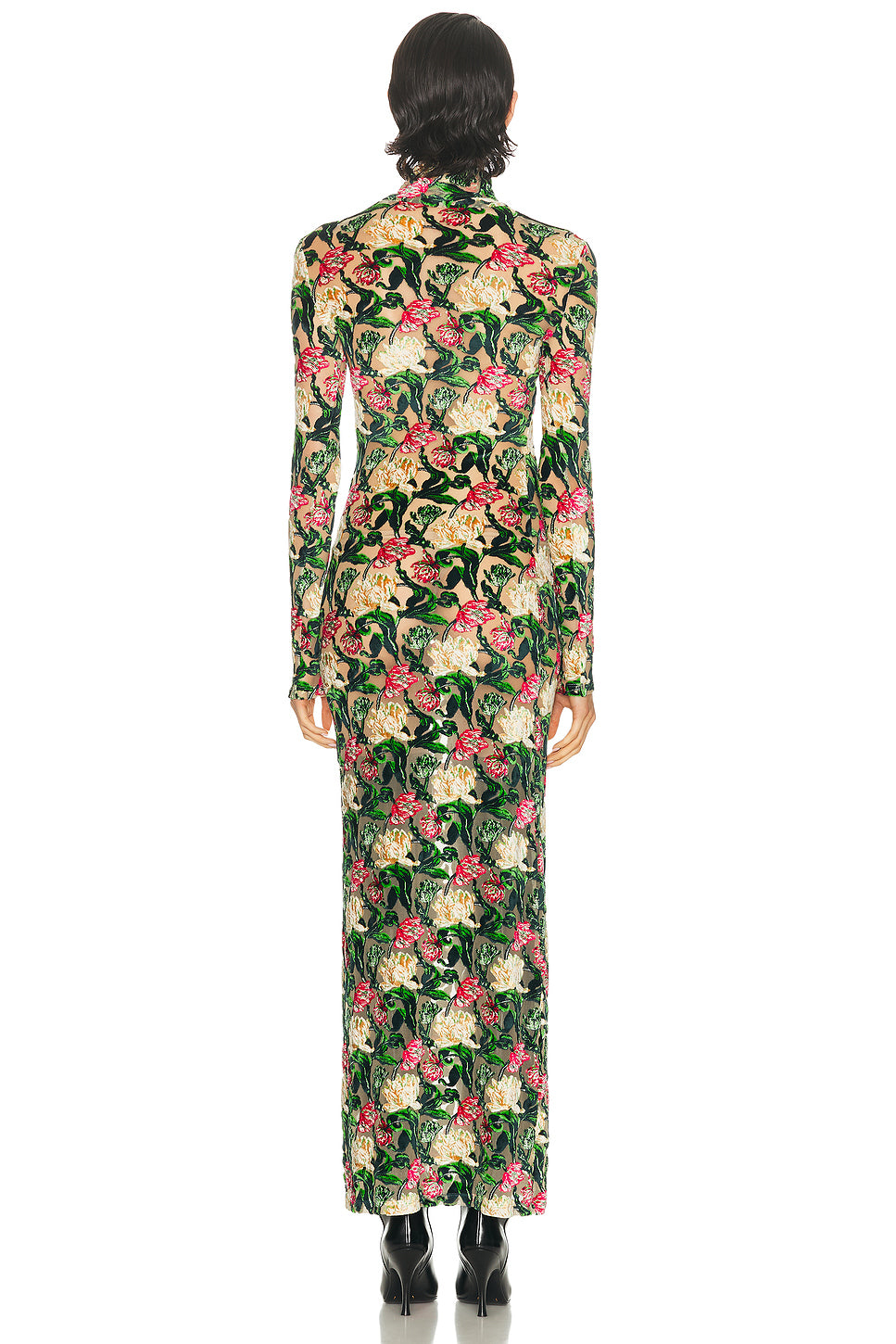Long Sleeve Turtleneck Maxi Dress