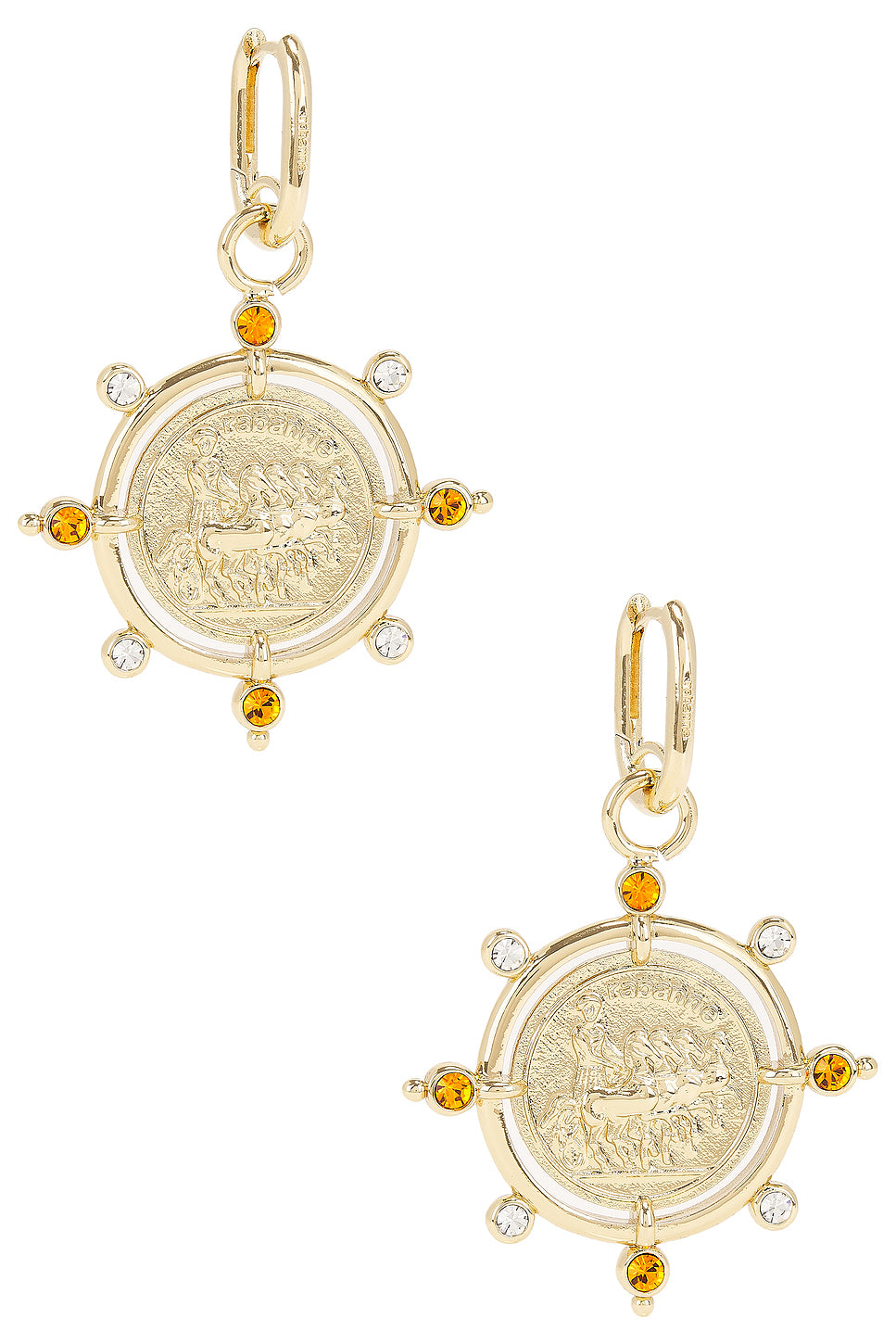 Summer Sun Medals Earrings