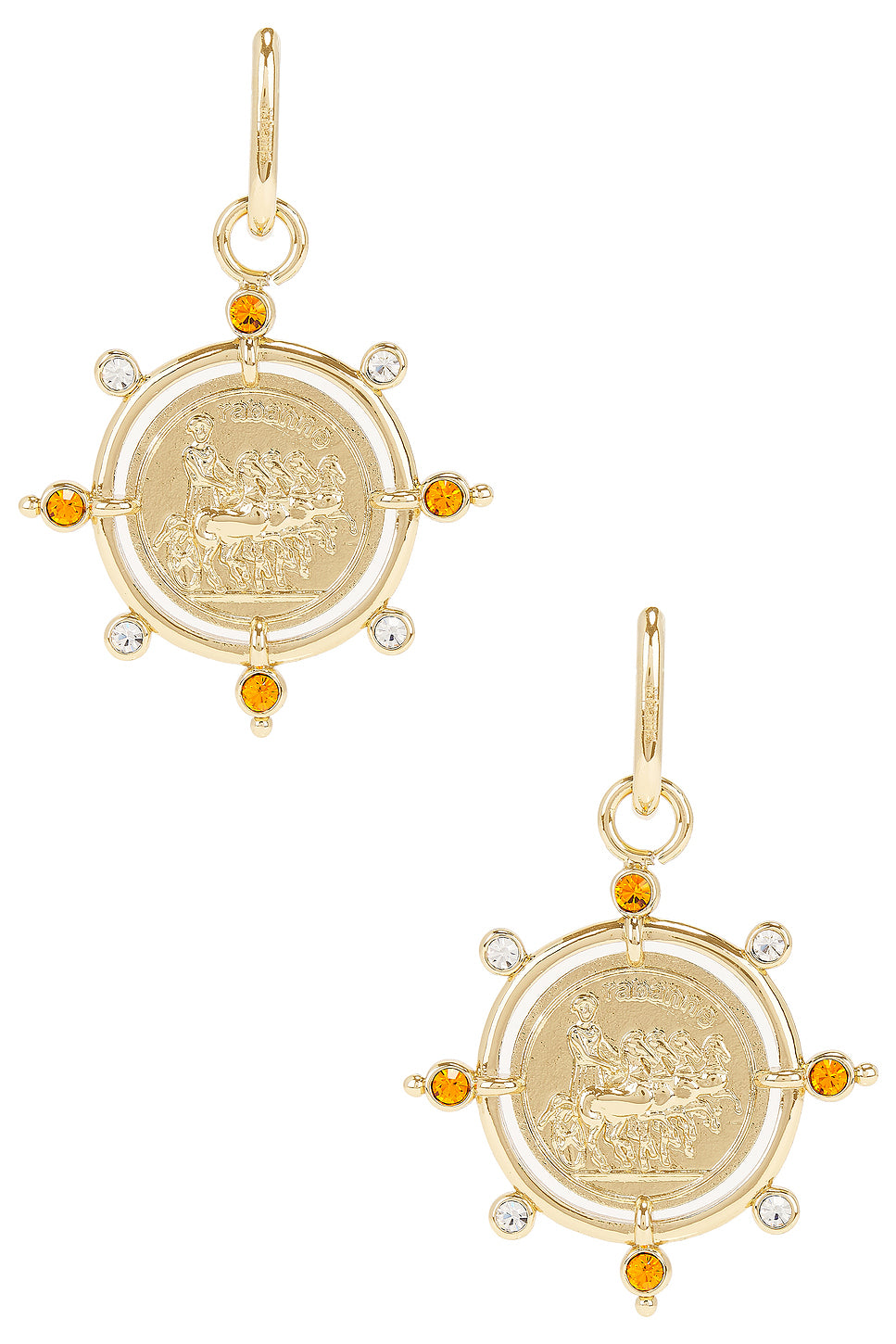 Summer Sun Medals Earrings