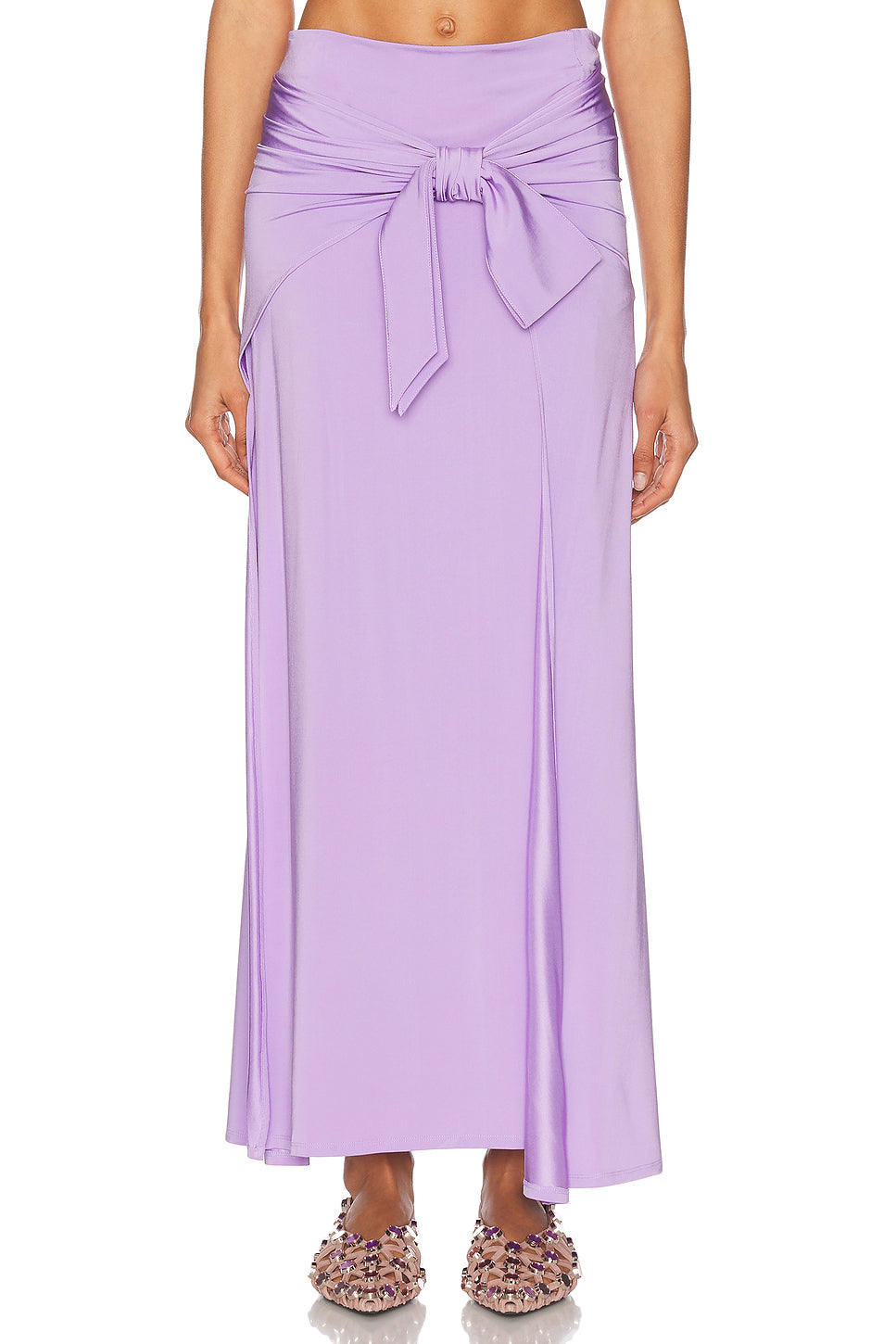 Tie Maxi Skirt