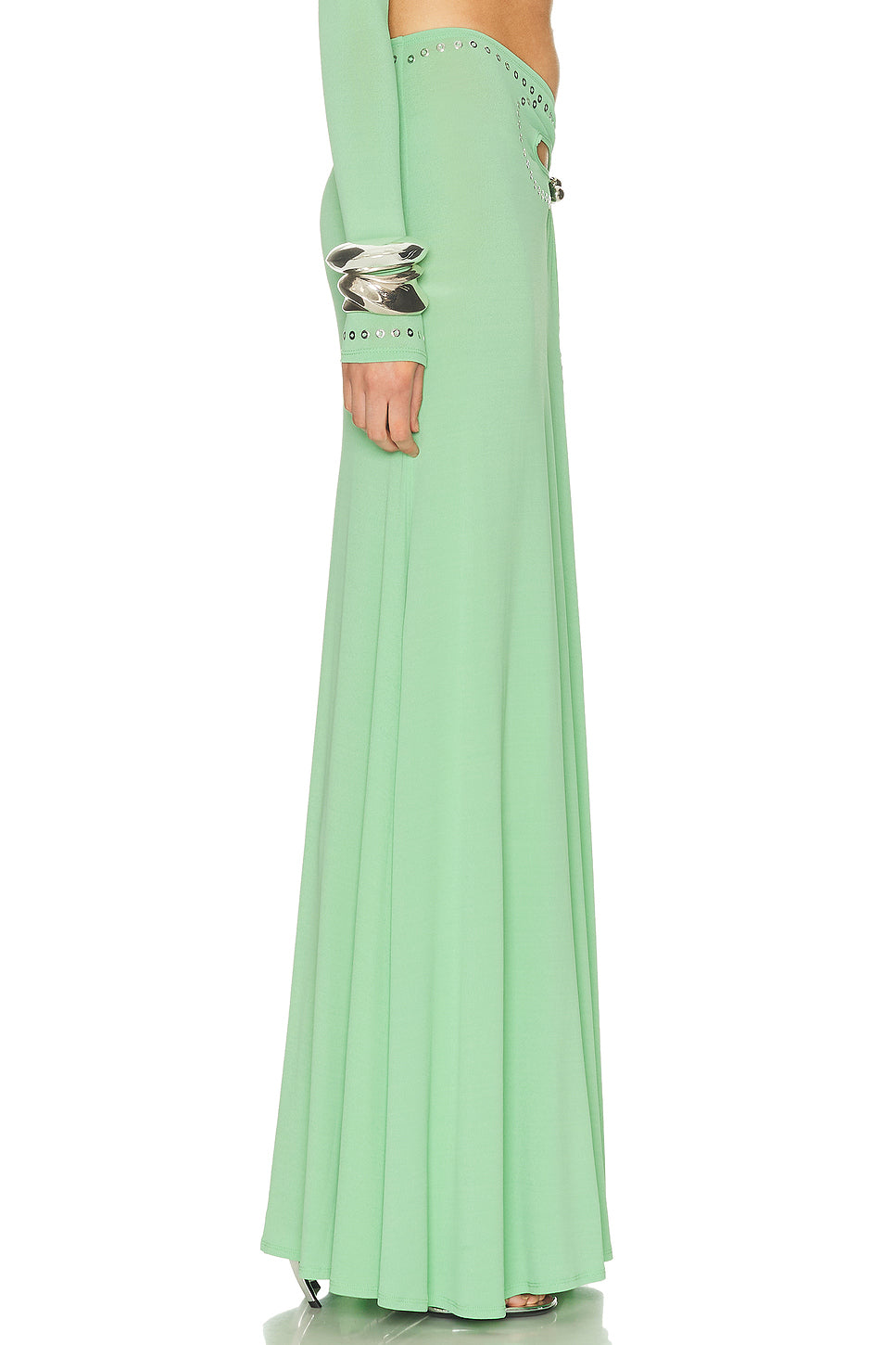 Cut Out Long Skirt