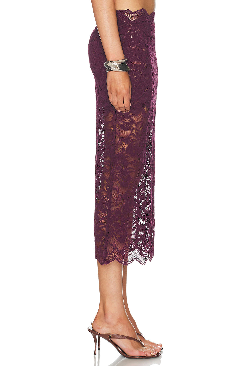 Lace Midi Skirt