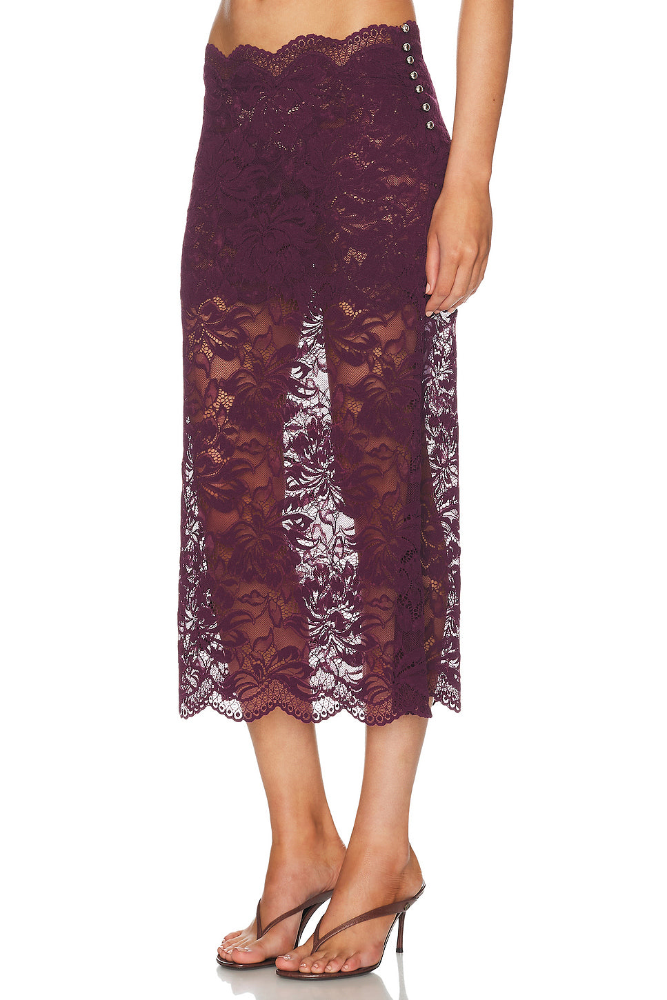 Lace Midi Skirt